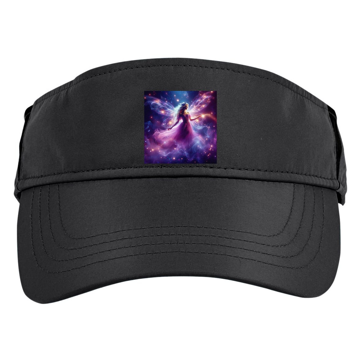 Beautiful Enchanted Fairy Sparkling With Magical Purple Mist Adult Drive Performance Visor