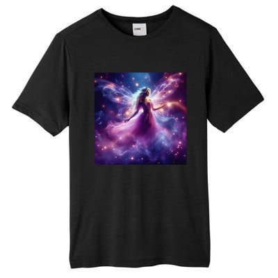 Beautiful Enchanted Fairy Sparkling With Magical Purple Mist Tall Fusion ChromaSoft Performance T-Shirt