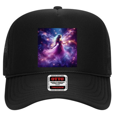 Beautiful Enchanted Fairy Sparkling With Magical Purple Mist Trucker Hat
