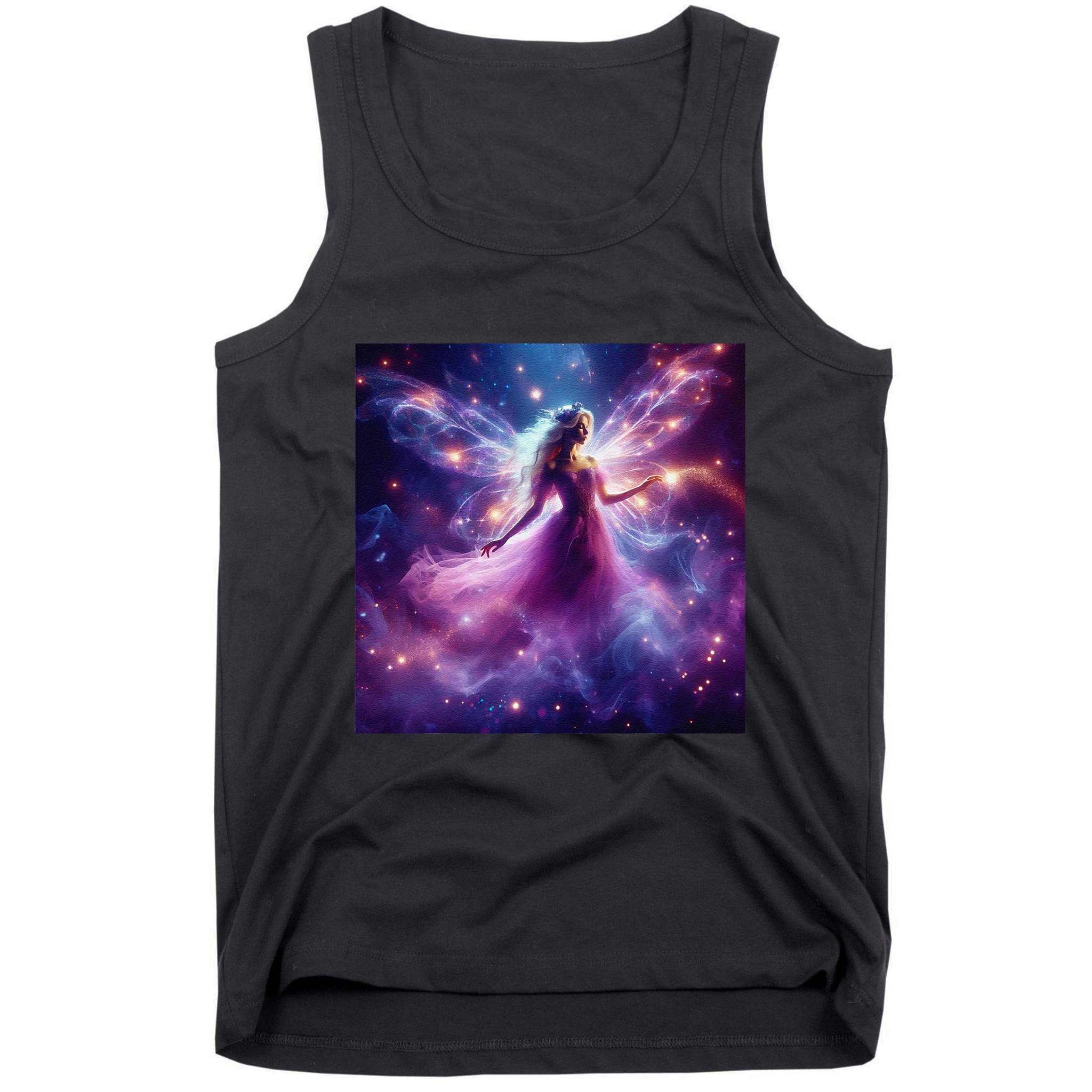 Beautiful Enchanted Fairy Sparkling With Magical Purple Mist Tank Top