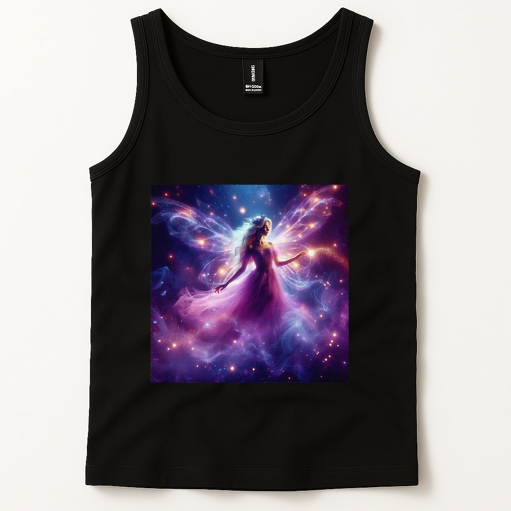 Beautiful Enchanted Fairy Sparkling With Magical Purple Mist Tank Top