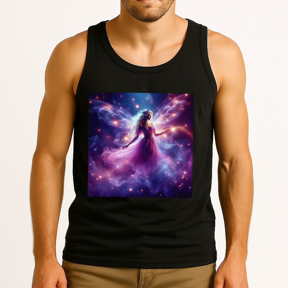 Beautiful Enchanted Fairy Sparkling With Magical Purple Mist Tank Top