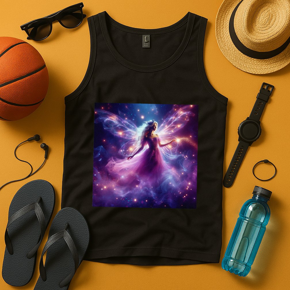 Beautiful Enchanted Fairy Sparkling With Magical Purple Mist Tank Top