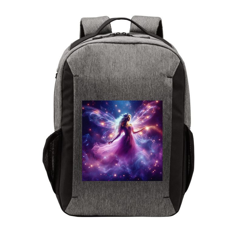 Beautiful Enchanted Fairy Sparkling With Magical Purple Mist Vector Backpack
