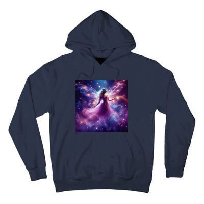 Beautiful Enchanted Fairy Sparkling With Magical Purple Mist Tall Hoodie