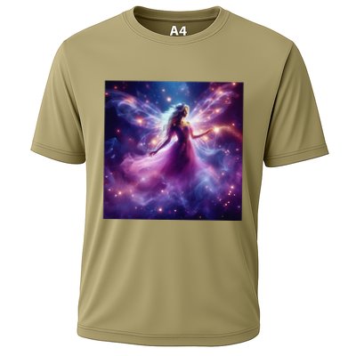 Beautiful Enchanted Fairy Sparkling With Magical Purple Mist Performance Shirt