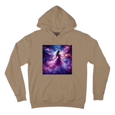 Beautiful Enchanted Fairy Sparkling With Magical Purple Mist Hoodie