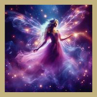 Beautiful Enchanted Fairy Sparkling With Magical Purple Mist Long Sleeve Shirt