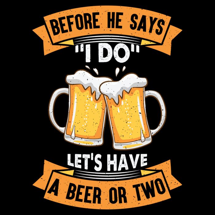 Before He Says I Do Lets Have A Beer Or Two Backpack