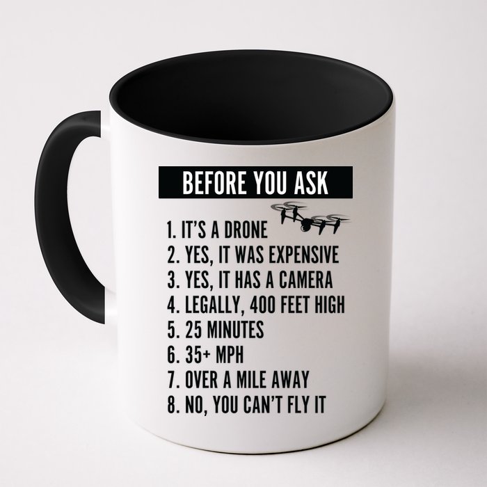 Before You Ask Drone Funny Drone Mug