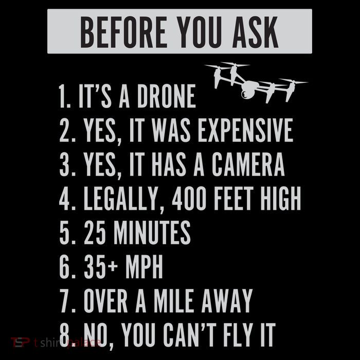 Before You Ask Drone Funny Drone Flatbill Hat