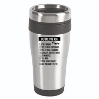 Before You Ask Drone Funny Drone 16oz Travel Tumbler