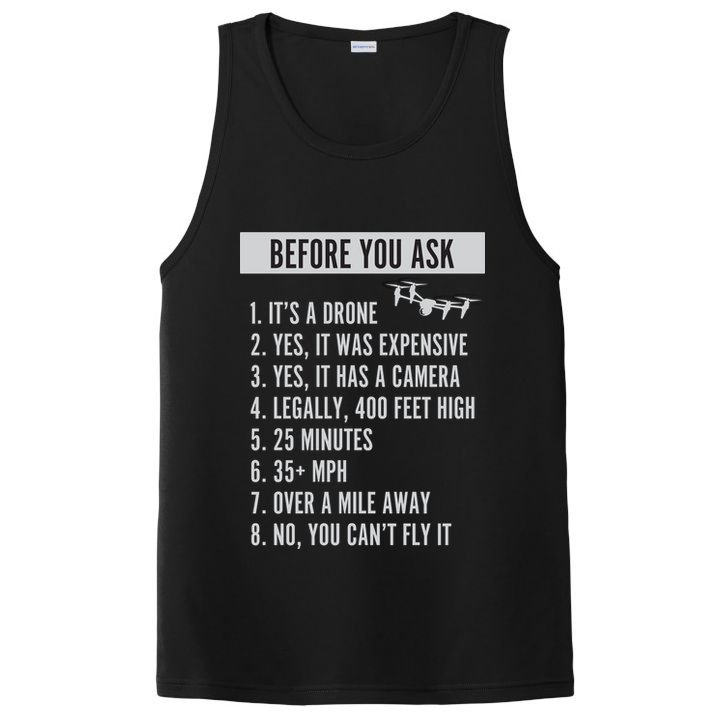 Before You Ask Drone Funny Drone PosiCharge Competitor Tank