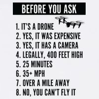 Before You Ask Drone Funny Drone Garment-Dyed Sweatshirt