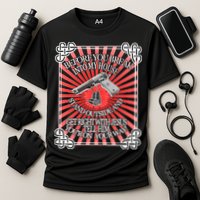 Before You Break Into My House Get Right With Jesus Performance Shirt