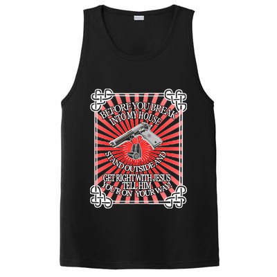 Before You Break Into My House Get Right With Jesus PosiCharge Competitor Tank