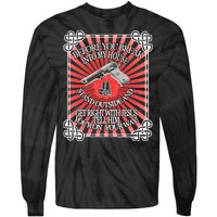 Before You Break Into My House Get Right With Jesus Tie-Dye Long Sleeve Shirt