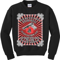 Before You Break Into My House Get Right With Jesus Kids Sweatshirt