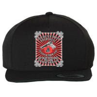 Before You Break Into My House Get Right With Jesus Wool Snapback Cap