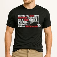 Before You Date My Daughter Gun Shovel Cooling Performance Crew T-Shirt