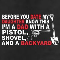 Before You Date My Daughter Gun Shovel Adult Drive Performance Visor