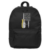 Before You My Life Had No Purpose Tool 16 in Basic Backpack