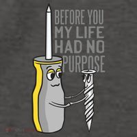 Before You My Life Had No Purpose Tool Vector Backpack