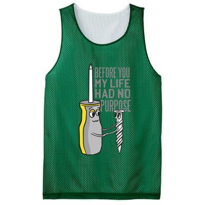 Before You My Life Had No Purpose Tool Mesh Reversible Basketball Jersey Tank