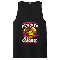 Behind Every Great Pitcher Is Catcher Making Them Look Good Gift PosiCharge Competitor Tank