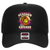 Behind Every Great Pitcher Is Catcher Making Them Look Good Gift Hat