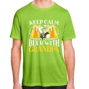 Beer Er Grandpa Alcoholic Gramps Fathers Day Fatherhood Cool Gift Adult ChromaSoft Performance T-Shirt