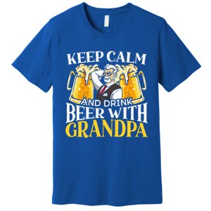 Beer Er Grandpa Alcoholic Gramps Fathers Day Fatherhood Cool Gift Premium T-Shirt