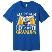 Beer Er Grandpa Alcoholic Gramps Fathers Day Fatherhood Cool Gift Premium T-Shirt