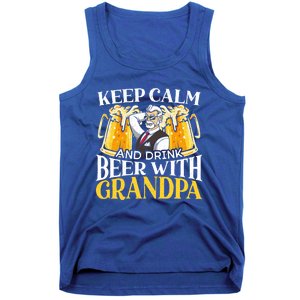 Beer Er Grandpa Alcoholic Gramps Fathers Day Fatherhood Cool Gift Tank Top