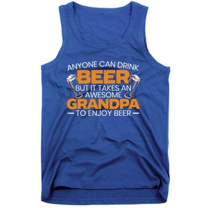 Beer Er Grandpa Alcoholic Gramps Fathers Day Fatherhood Funny Gift Tank Top