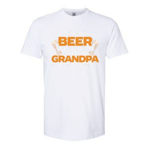 Beer Er Grandpa Alcoholic Gramps Fathers Day Fatherhood Funny Gift Softstyle CVC T-Shirt