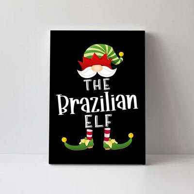 Brazilian Elf Group Christmas Funny Pajama Party Canvas