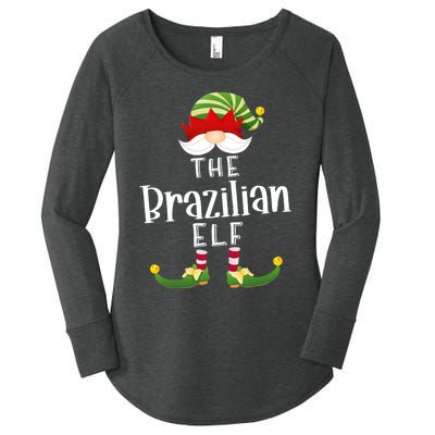 Brazilian Elf Group Christmas Funny Pajama Party Women's Perfect Tri Tunic Long Sleeve Shirt