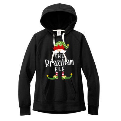 Brazilian Elf Group Christmas Funny Pajama Party Women's Fleece Hoodie