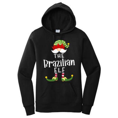 Brazilian Elf Group Christmas Funny Pajama Party Women's Pullover Hoodie