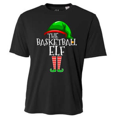 Basketball Elf Group Matching Family Christmas Gift Outfit Cooling Performance Crew T-Shirt