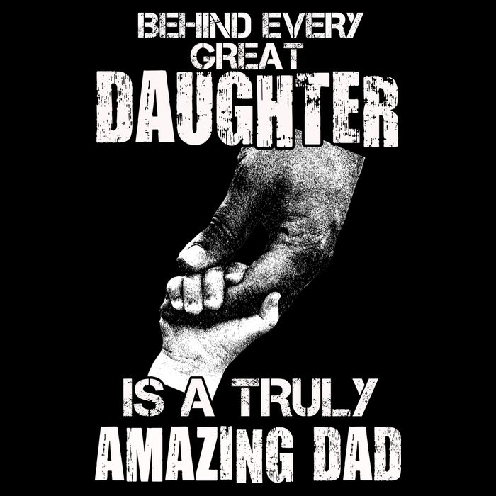 Behind Every Great Daughter Is A Truly Amazing Dad 16 in Basic Backpack