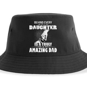 Behind Every Great Daughter Is A Truly Amazing Dad Sustainable Bucket Hat