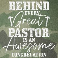 Behind Every Great Pastor Is Awesome Congregation Christian Legacy Tie Dye Trucker Hat