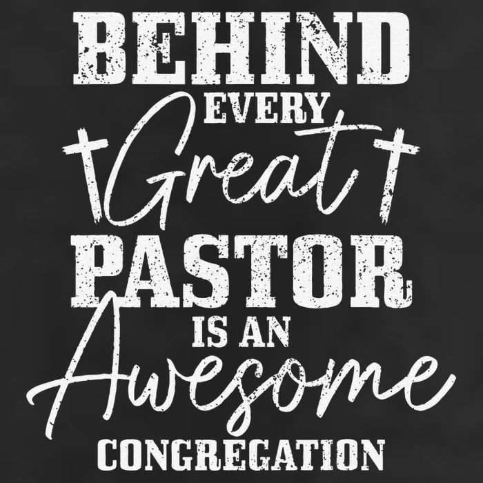 Behind Every Great Pastor Is Awesome Congregation Christian 15oz Campfire Ceramic Mug