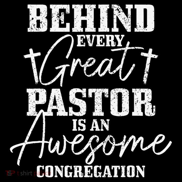 Behind Every Great Pastor Is Awesome Congregation Christian Short Acrylic Beanie