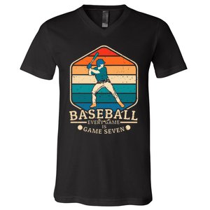 Baseball Every Game Is Game Seven V-Neck T-Shirt