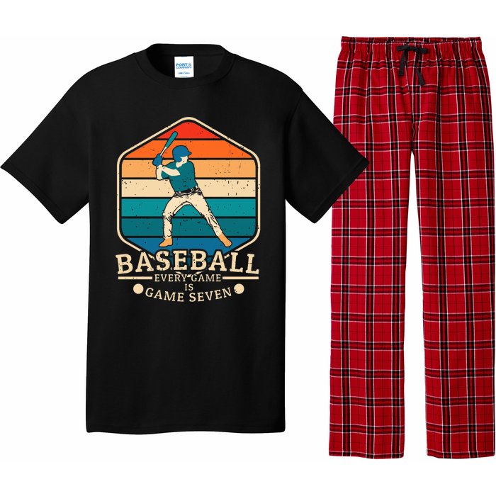 Baseball Every Game Is Game Seven Pajama Set