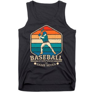 Baseball Every Game Is Game Seven Tank Top