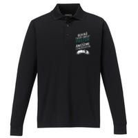 Behind Every Great Pastor Is An Awesome Congregation Performance Long Sleeve Polo